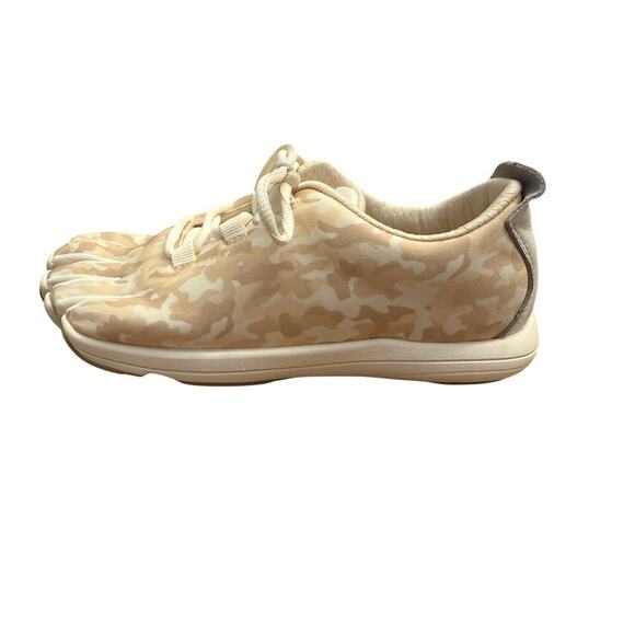 Peluva Women's Strand Lightweight Trainer Shoes 6.5 Desert Camo Ivory Minimalist - Picture 2 of 11